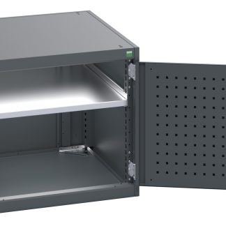 Armadietto da pavimento a 1 anta Bott in Lamiera di acciaio, 650 x 750 x 600mm, 1 ripiano