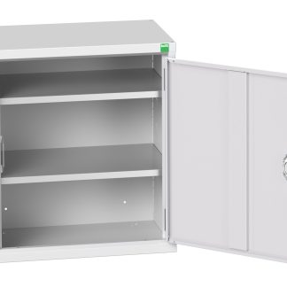 Armadietto a 1 anta Bott in Lamiera di acciaio, 525 x 350 x 600mm, 2 ripiani