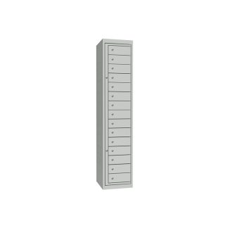 Armadietto di stoccaggio Acciaio Grigio chiaro RS PRO 15 porta No, 1778 mm x 381 mm x 457mm