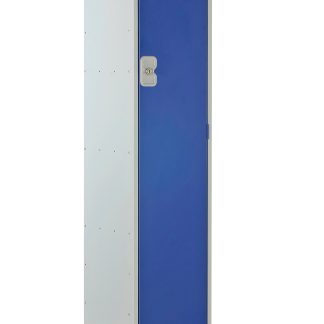 Armadietto di stoccaggio Acciaio Blu, Grigio chiaro RS PRO 1 porta No, 1800 mm x 450 mm x 450mm