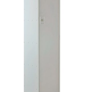Armadietto di stoccaggio Acciaio Grigio chiaro RS PRO 1 porta, 1800 mm x 450 mm x 450mm