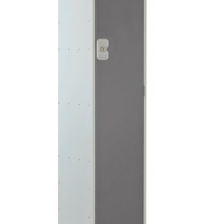 Armadietto di stoccaggio Acciaio Grigio scuro, grigio chiaro RS PRO 1 porta No, 1800 mm x 450 mm x 450mm