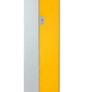 Armadietto Acciaio Colore giallo RS PRO 1 porta No, 1800 mm x 300 mm x 450mm