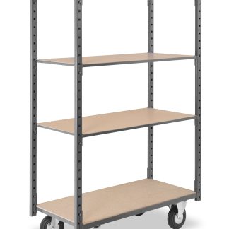 Carrello Manorga, 4 ripiani 1310 x 600mm, portata max 400kg