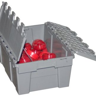 Contenitore FIMM Grigio Plastica Sì, 400mm x 600mm x 250mm