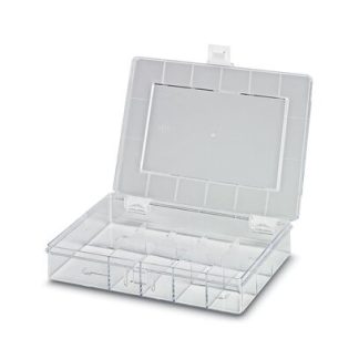 Contenitore modulare Phoenix Contact in Polistirene, 8 scomparti, 46mm x 250mm