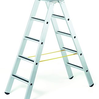 Scala Zarges a 2 x 5 gradini, apertura 1.32m, montanti in Alluminio