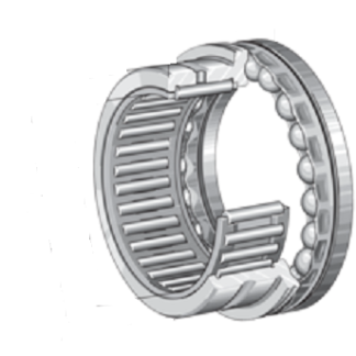 Cuscinetto a rullo INA, 2 file , Ø int. 25mm, Ø est. 37mm, guida larga 30mm