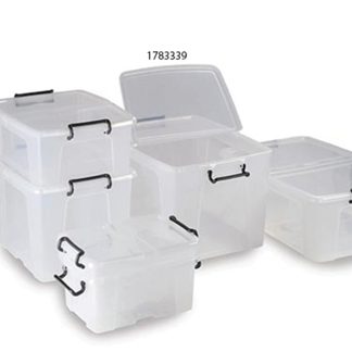 Contenitore con coperchio RS PRO in Copolimero, 65L, 600mm x 460mm x 350mm