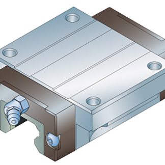 Carrello a guide lineari Ewellix Makers in Motion, serie LLTHZ, carrello da 47.5mm x 28.2mm, per guida larga 25mm