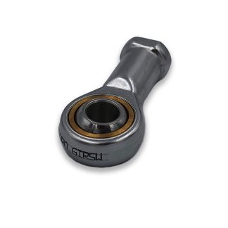 Terminale aste Fluro, lunghezza 66mm, foro da 12mm, filettatura M12 x 1.75 Femmina, carico dinamico 34.5kN, statico