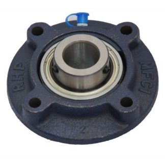 Cuscinetto flangiato NSK, 4 fori di montaggio da 10mm, Ø int 45mm x 155.6mm x 51.6mm, in Ghisa