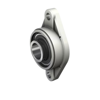 Cuscinetto flangiato SKF, 2 fori di montaggio da 12,3mm, Ø int 25mm, dimensioni 70mm x 38.8mm x 124mm, in Corpo in