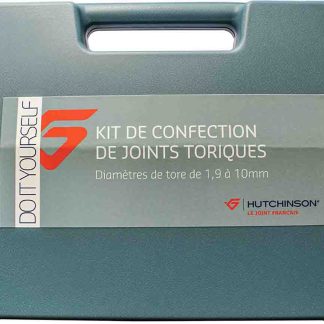 Kit produzione O-Ring Hutchinson Le Joint Français, in NBR, contenuto Incudine in alluminio, lama, cavi, tubo colla,