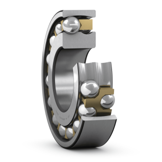 Cuscinetto a sfera Cuscinetto a sfere autoallineante SKF in Acciaio, 2 file, Ø int. 20mm, Ø est. 52mm, Largh. guida 21mm