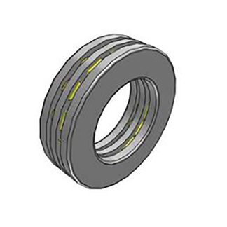 Cuscinetto a rullo SKF, Ø int. 40mm, Ø est. 68mm, guida larga 19mm
