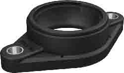 Cuscinetto flangiato SKF, 2 fori di montaggio, Ø int 52mm, dimensioni 124mm x 30mm