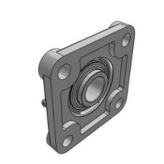 Cuscinetto flangiato SKF, 4 fori di montaggio, Ø int 23.812mm, dimensioni 95mm x 35.7mm x 70mm, in Ghisa