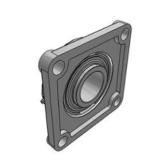 Cuscinetto flangiato SKF, 4 fori di montaggio, Ø int 50.8mm, dimensioni 162mm x 58.4mm x 130mm