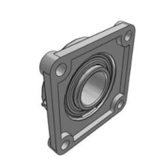 Cuscinetto flangiato SKF, 4 fori di montaggio, Ø int 63.5mm, dimensioni 187mm x 72.9mm x 149mm