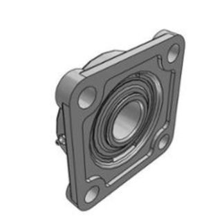 Cuscinetto flangiato SKF, 4 fori di montaggio, Ø int 50mm, dimensioni 175mm x 67mm x 132mm, in Ghisa