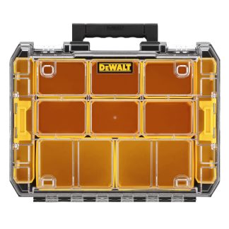 Contenitore modulare DeWALT in PC, 10 scomparti regolabili, 119mm x 440mm x 332mm