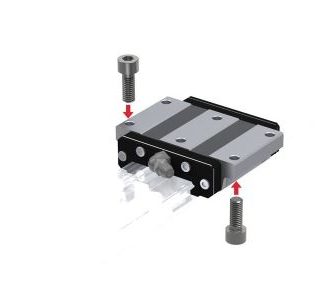 Carrello a guide lineari THK, serie HRW, carrello da 58.8mm x 68mm, per guida larga 37mm