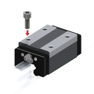 Carrello a guide lineari THK, serie HSR, carrello da 83.1mm x 70mm, per guida larga 23mm