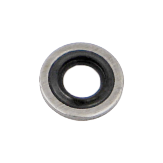 Guarnizioni di tenuta Hutchinson Le Joint Français in Gomma: PC851 e rondella: acciaio inox, Ø int. 4.5mm, Ø est. 7mm,