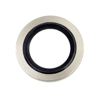 Guarnizioni di tenuta Hutchinson Le Joint Français in Gomma: PC851 e rondella: acciaio inox, Ø int. 27.05mm, Ø est.