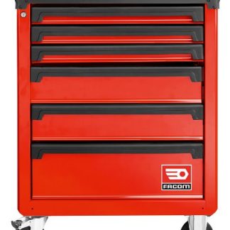 Carrello Facom, 6 ripiani 750 x 460mm, portata max 20 kg, 25 kg, 30 kg (Carichi medi)