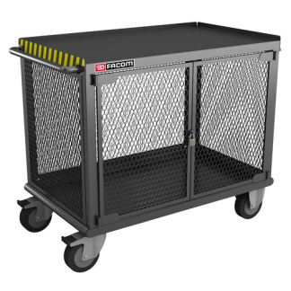 Carrello Facom in Metallo, 1 ripiano 1092 x 617mm, portata max 500kg (Carichi pesanti)
