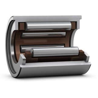 Cuscinetto a rullini SKF, file , Ø int. 5mm, Ø est. 10mm, guida larga 10mm