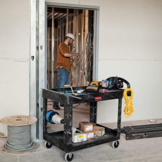 Carrello portapacchi Rubbermaid Commercial Products, ruote Ruota con supporto, piastra di carico 1117.6 X 641.35 X