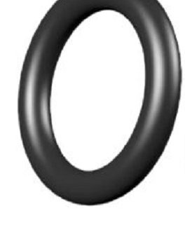 O-ring Hutchinson Le Joint Français in Gomma: FKM DF801, Ø int. 1.78mm, Ø est. 5.34mm, spessore 1.78mm