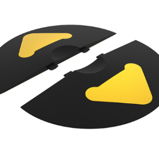 Tappo terminale per guide parcheggio carrelli RS PRO in , in Fibra di vetro rinforzata/ Plastica PA, 153mm x 6.5mm