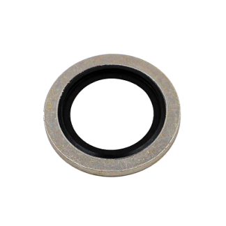 Guarnizioni di tenuta Hutchinson Le Joint Français in Gomma: DF851 e rondella: acciaio dolce, Ø int. 17.28mm, Ø est.