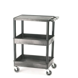 Carrello RS PRO in PE, 3 ripiani 610 x 460 x 970mm, portata max 150kg