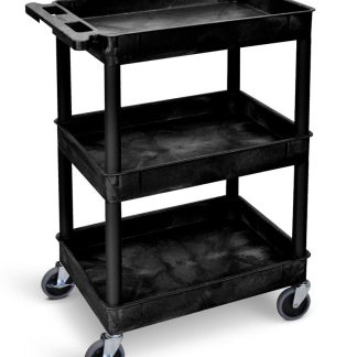 Carrello RS PRO in PE, 3 ripiani 610 x 460 x 1000mm, portata max 150kg