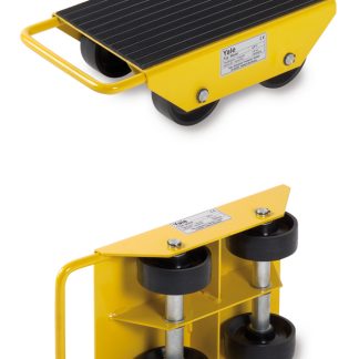 Carrello con ruote Acciaio STEERMAN, carico 2t, 228mm x 400mm