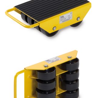 Carrello con ruote Acciaio STEERMAN, carico 2.5t, 120mm x 275mm