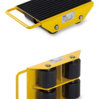 Carrello con ruote Acciaio STEERMAN, carico 5t, 210mm x 415mm