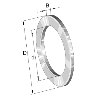 Rondelle per cuscinetti, INA LS5578