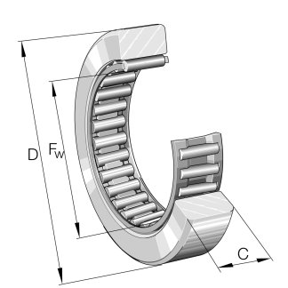 Cuscinetto a rullo INA, Ø 24mm