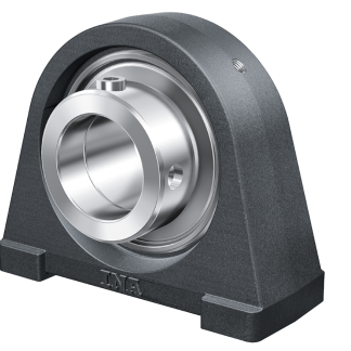 Involucro cuscinetto assiale, INA PSHEY25-XL-N, Ø interno 25mm, foro di montaggio M10, lungo 70mm, alto 70mm, in Ghisa