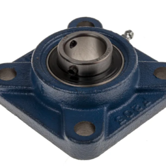 Cuscinetto flangiato RS PRO, 4 fori di montaggio, Ø int 25.4mm, dimensioni 21mm x 9.5mm x 14.6mm, in Acciaio