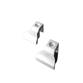 Rinforzo a croce Plastica Grigio argento Rittal