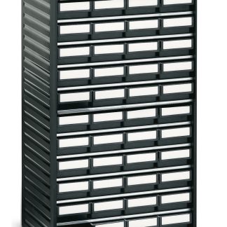 Cassettiera portaminuterie Treston, 48 cassetti , 550mm x 310mm x 180mm