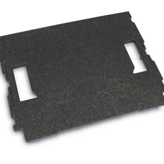 Inserto in schiuma BS SYSTEMS Rettangolare, Nero, 405 x 321 x 21mm, per L-BOXX 102, L-BOXX 136, L-BOXX 238, L-BOXX 374,