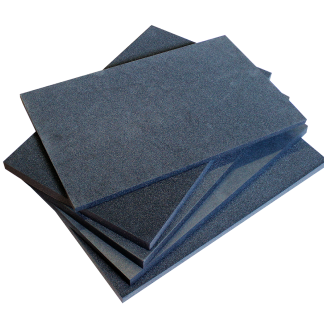 Inserto in schiuma BS SYSTEMS Rettangolare, Grigio, 581 x 356 x 23mm, per XL-BOXX